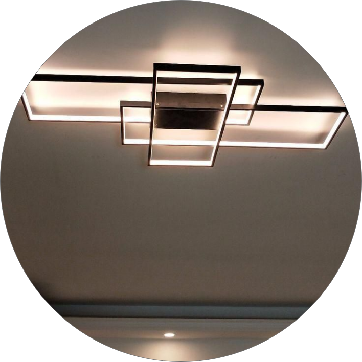 لوستر سقفی مستطیل لبه نوک تیز 00626