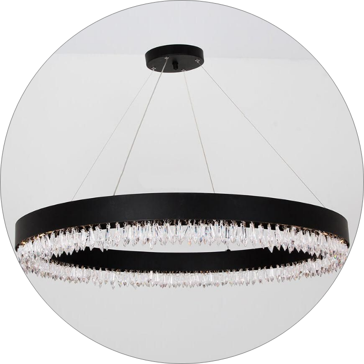 لوستر سقفی لبه دار 7 سانتی 00623