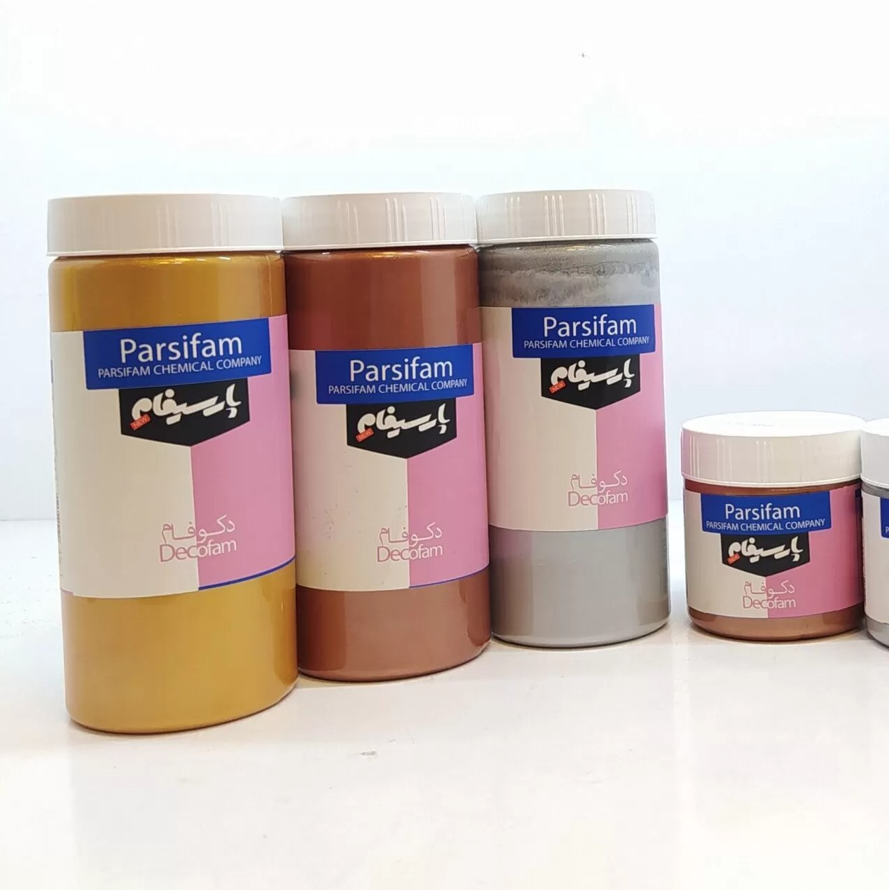 رنگ آکریلیک دکوراتیو دکوفام پارسیفام افرا  یک کیلویی پک 12 عددی (پس کرایه)