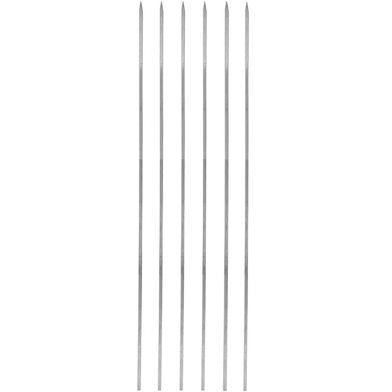 حراجی خونه - سیخ جیگر استیل (6 عددی) (پست پیشتاز پس کرایه)