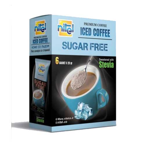 آیس کافی بدون شکر با استویا نیتل