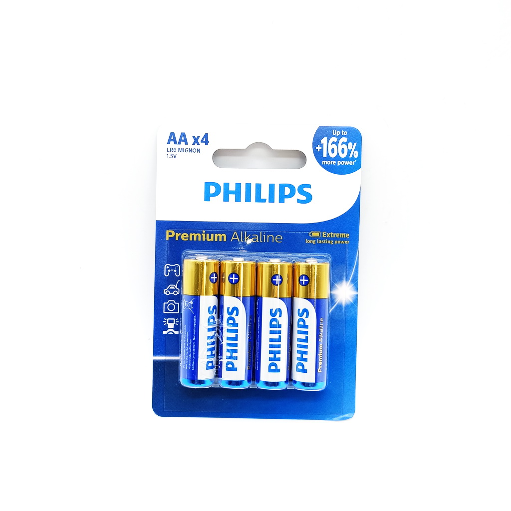 باتری قلمی  1.5Premium Alkaline ولت PHILIPS
