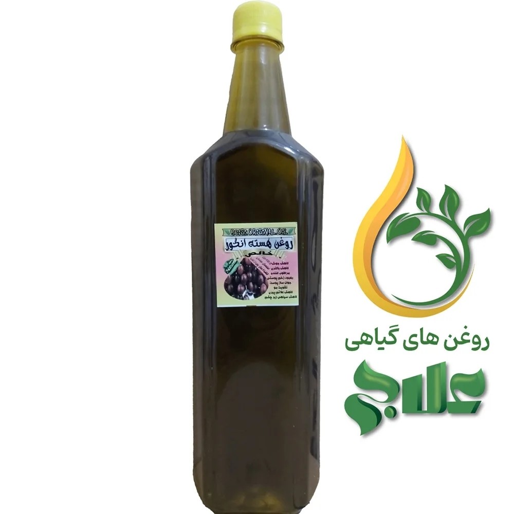 روغن خالص هسته انگور نیم لیتر علاج (کیفیت عالی و تضمینی)