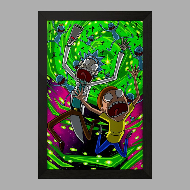 ارسال دیجی کالا تابلو خندالو مدل ریک و مورتی Rick and Morty کد 3217 ارسال دیجی کالا