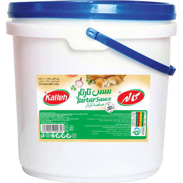 سس تارتار سطل 8000 گرم کاله