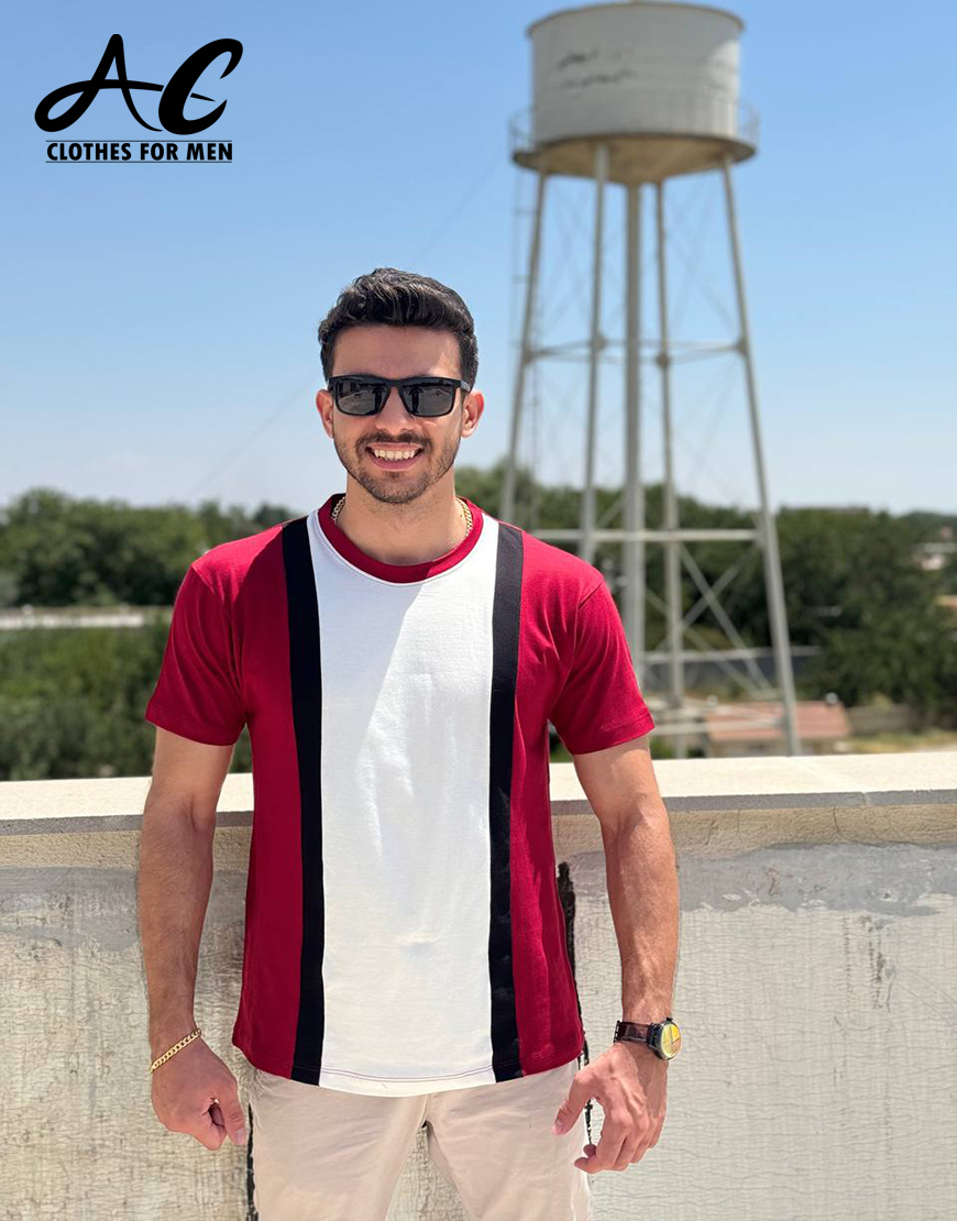 تی شرت آستین کوتاه مردانه کد AC-9097