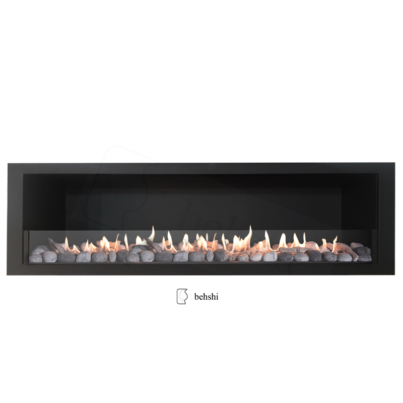 شومینه گازی دیواری نیم شیشه 150 بهشی