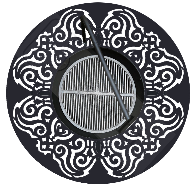 آتشدان گرد مدل تینا