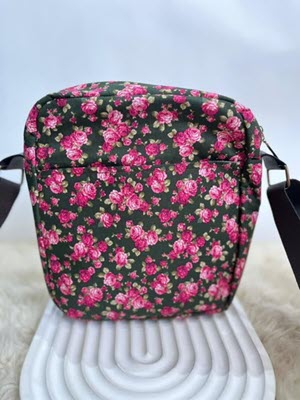 کیف دوشی دخترانه مدل پارچه ای (کد 614)