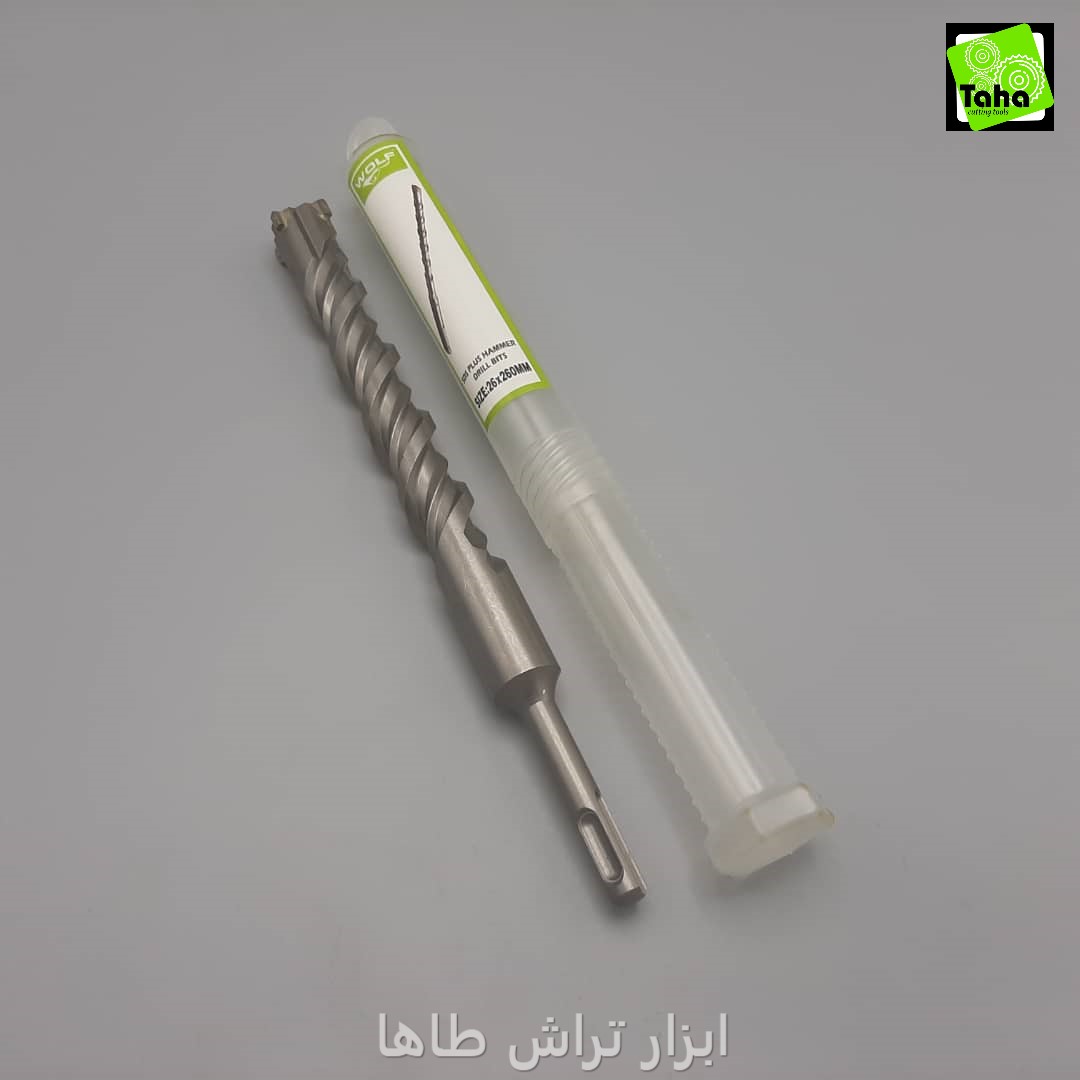 مته چهارشیار26-26 سانت 4الماس ولف