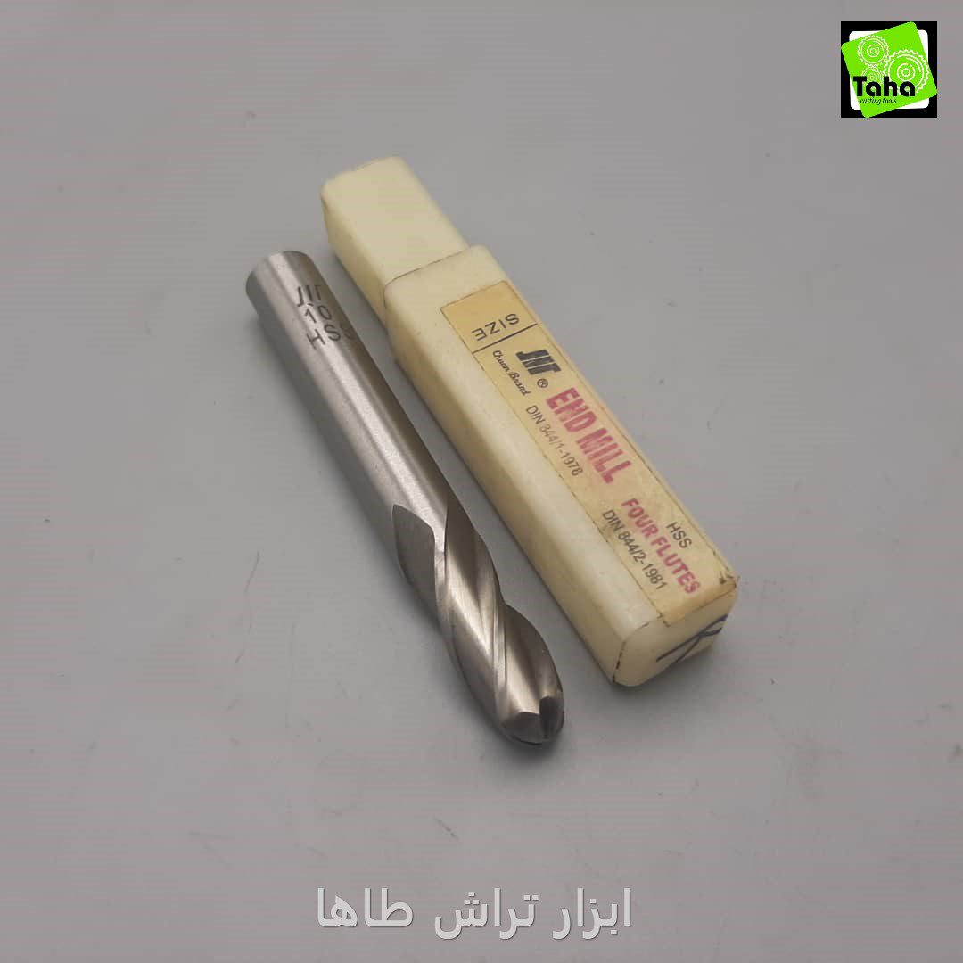 مته فرز10 HSS سرکروی سه خط