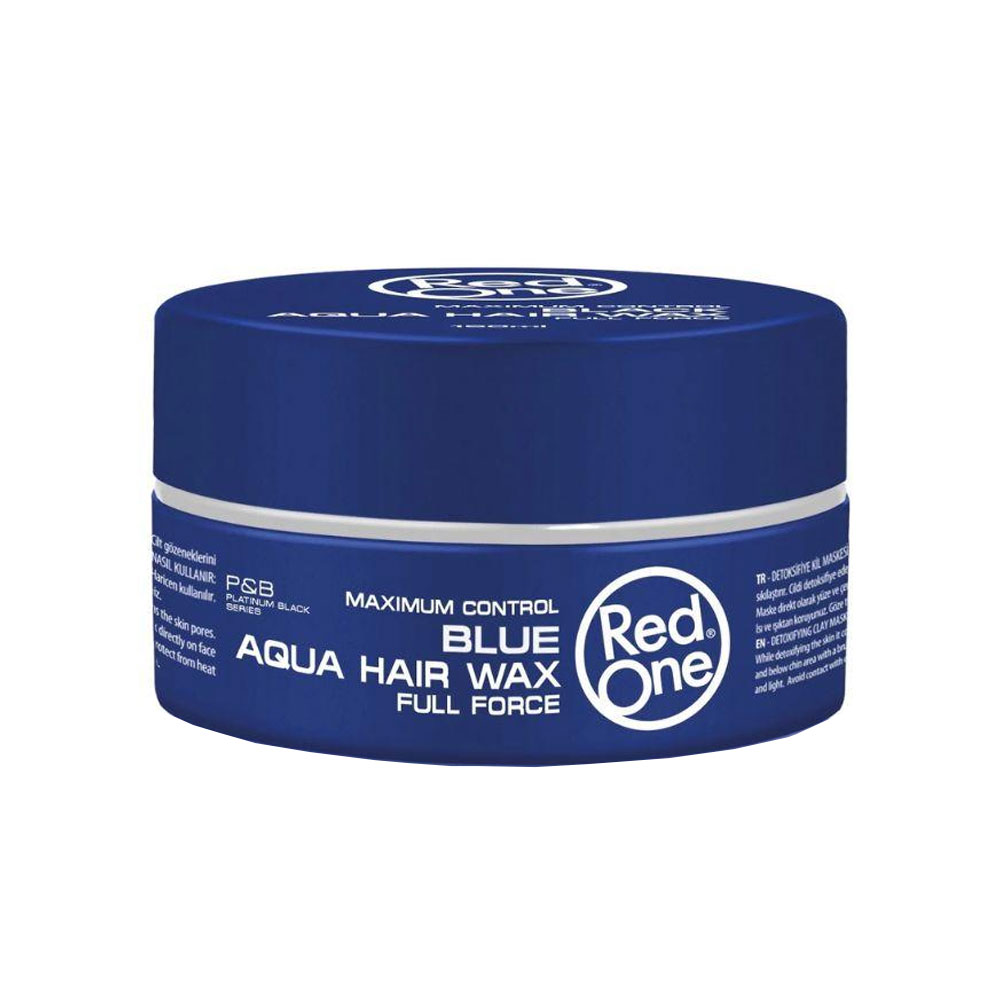 واکس مو فوق قوی با پایه آب ردوان سری Aqua مدل BLUE آبی با رایحه آدامس حجم 150 میل