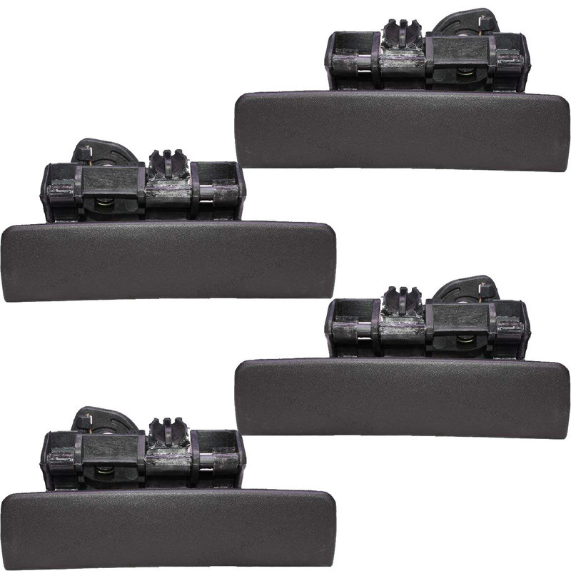 دستگیره درب باز کن بیرونی خودرو قطعه سازان کبیر مدل DAS-SAMAND-30418 مناسب برای سمند مجموعه 4 عددی مدل 1