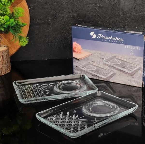 نعلبکی بیسکوئیت خوری مدل تایملس پاشاباغچه pasabahce