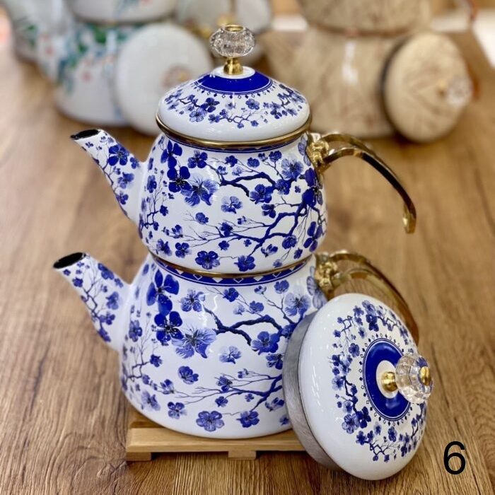 کتری قوری لعابی برند شاهین ترکیه کد 102