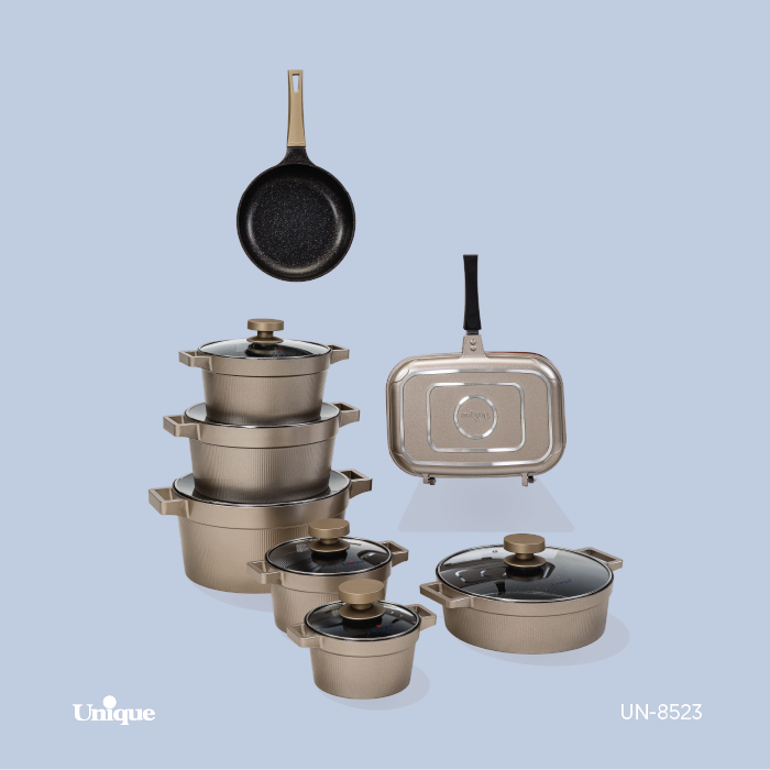 سرویس 15 پارچه بژ دیاموندیونیک8523