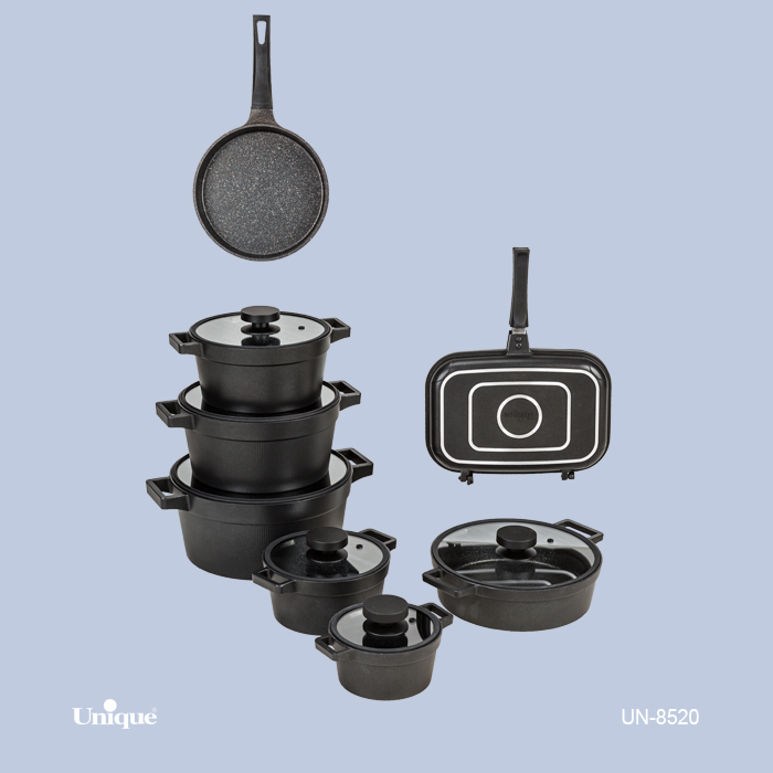 سرویس 15 مشکی درب سیلیکون دیاموند یونیک8520