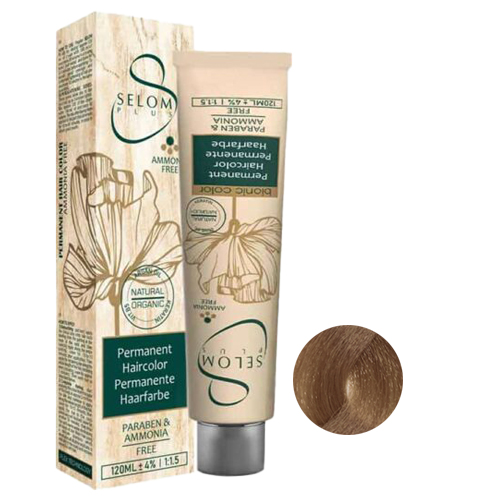رنگ مو بدون آمونیاک سلوم شماره 7-7 حجم 120 میل رنگ بلوند شکلاتی متوسط
