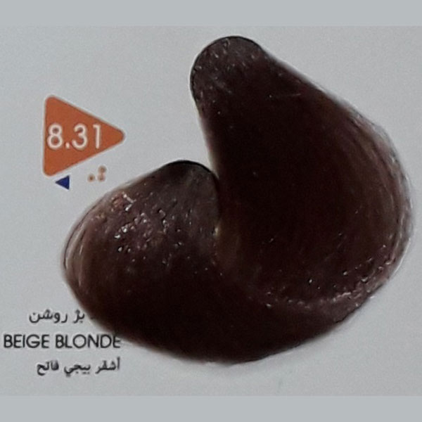 رنگ مو بلوند بژ روشن ویتامول شماره 8/31 | Vitamol Hair Color No8.31