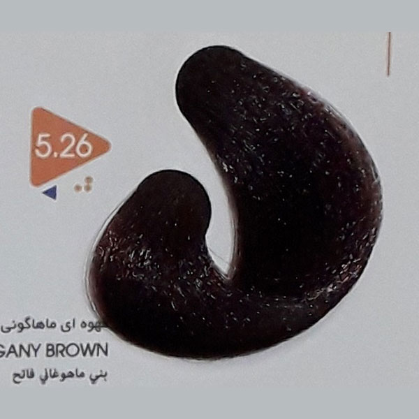 رنگ مو قهوه ای ماهگونی روشن ویتامول شماره 5/26 | Vitamol Hair Color No5.26