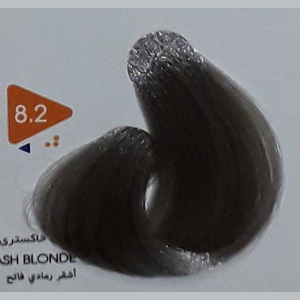 رنگ مو بلوند خاکستری روشن ویتامول شماره 8/2 | Vitamol Smoky Light Blonde Herbal Hair Color No8.2