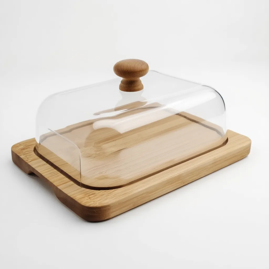 کره خوری اکرولیک زیره چوب بامبو (پس کرایه)