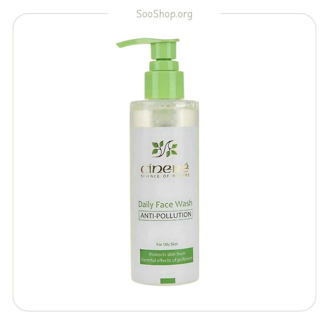 ژل شست‌و‌شوی صورت سینره مخصوص پوست چرب حجم 200 میلی‌لیتر (اصل) | Cinere Oily Skin Face Wash Gel 200ml