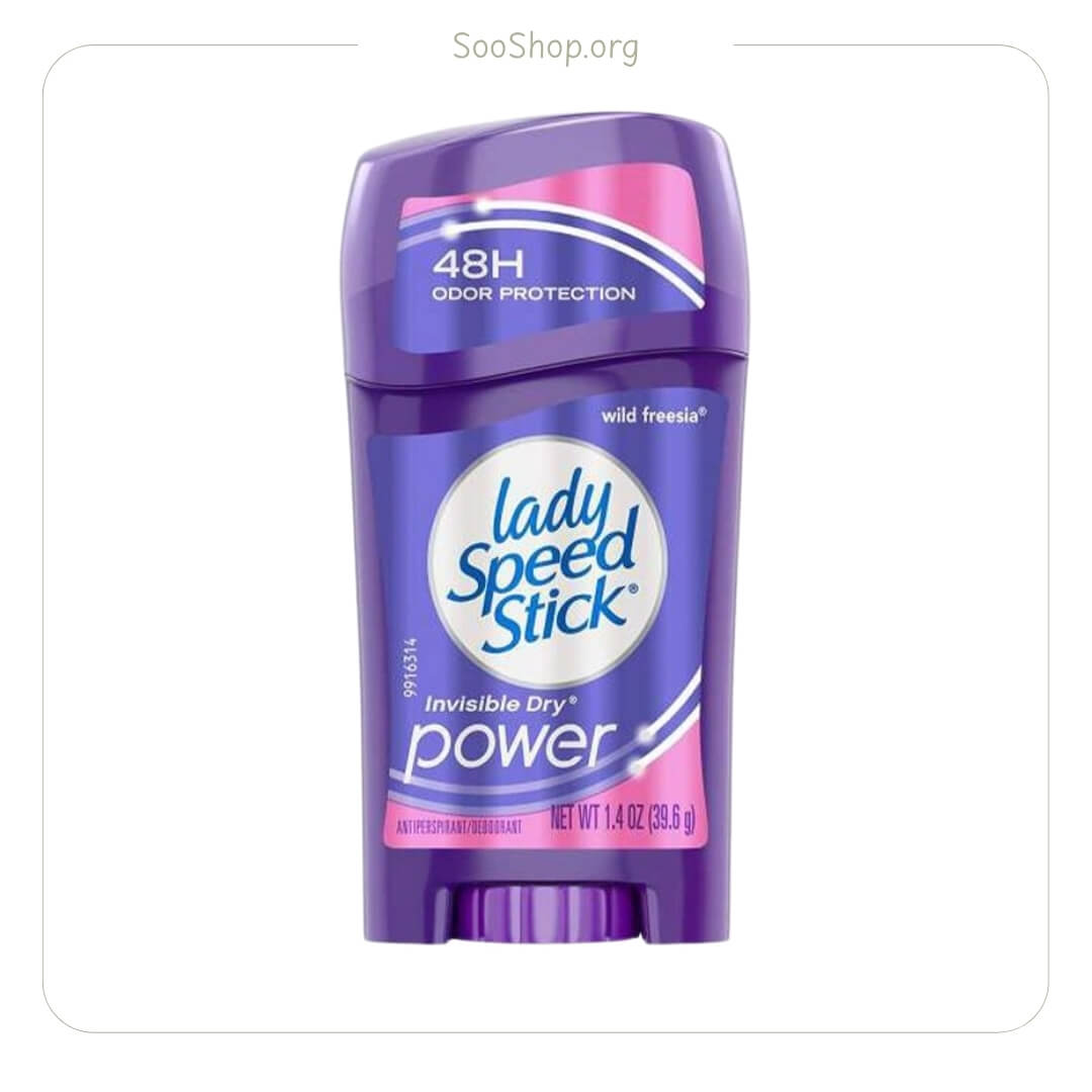 استیک ضد تعریق جامد زنانه لیدی اسپید مدل Powder Freshness (اصل) | Lady Speed Stick Powder Freshness Antiperspirant