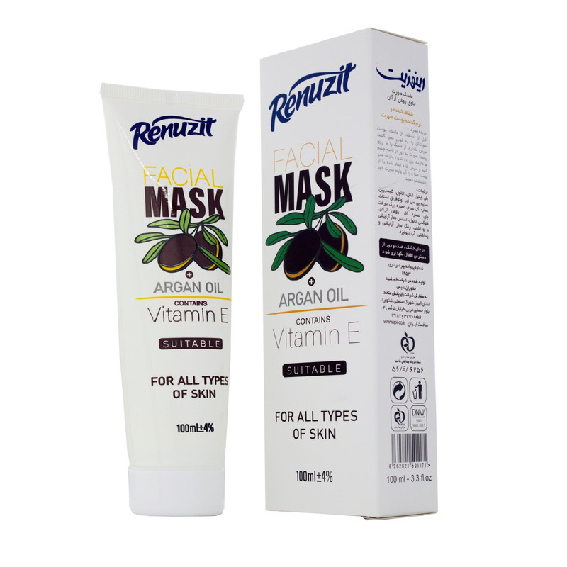 ماسک صورت حاوی روغن آرگان 100میل رینوزیت