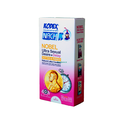 خرید کاندوم کدکس تحریک کننده و تاخیری نوبل NOBEL + اشانتیون