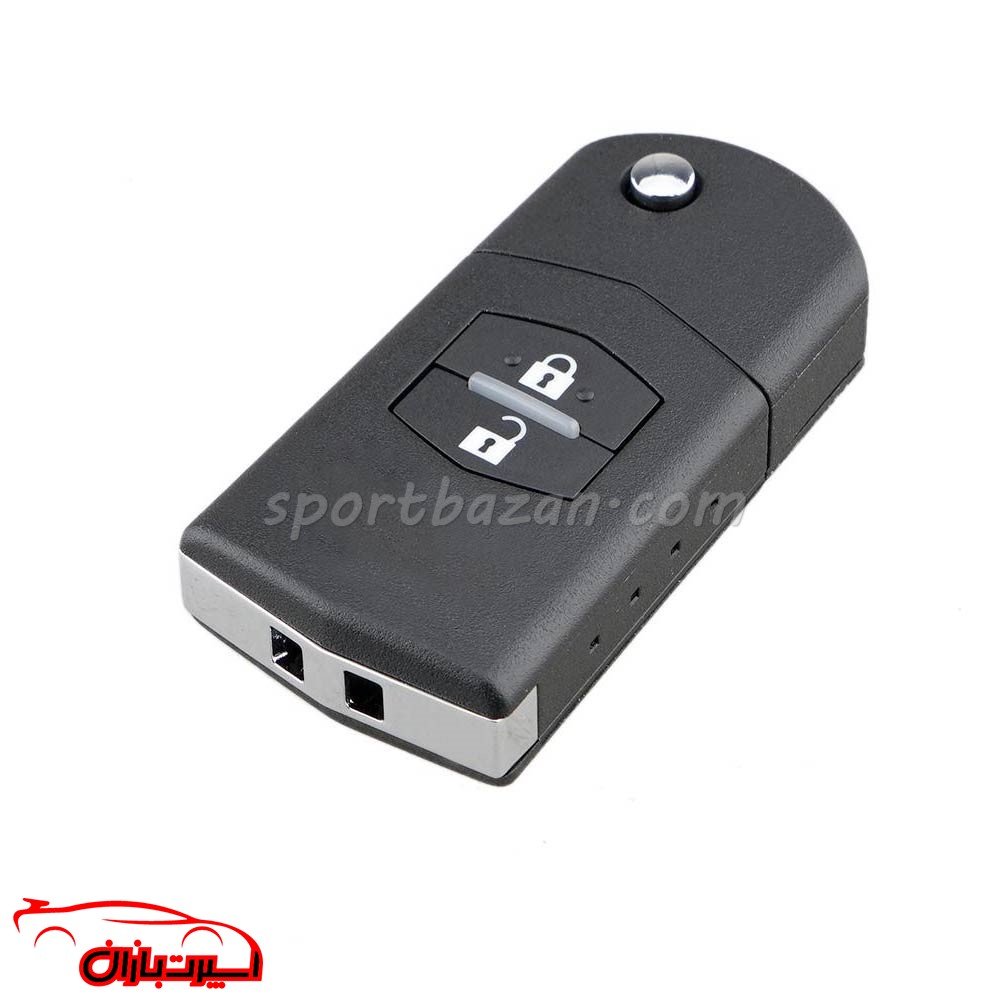 قاب ریموت مزدا 3 و مزدا 6 دو دکمه تاشو (ارسال پس کرایه)