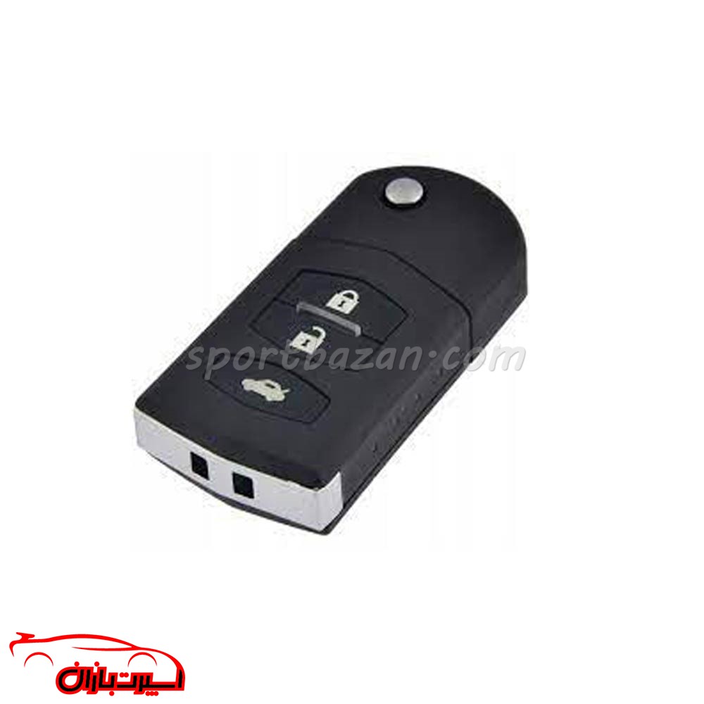قاب ریموت مزدا 3 و مزدا 6 سه دکمه تاشو (ارسال پس کرایه)