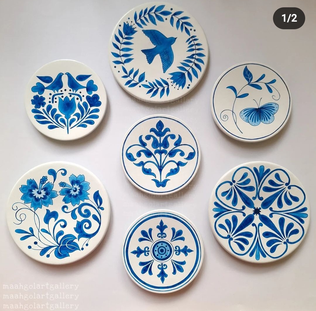 ست دیوار کوب ابی سفید