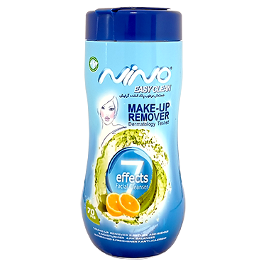 دستمال مرطوب آرایش کمر باریک 48 عددی نینو