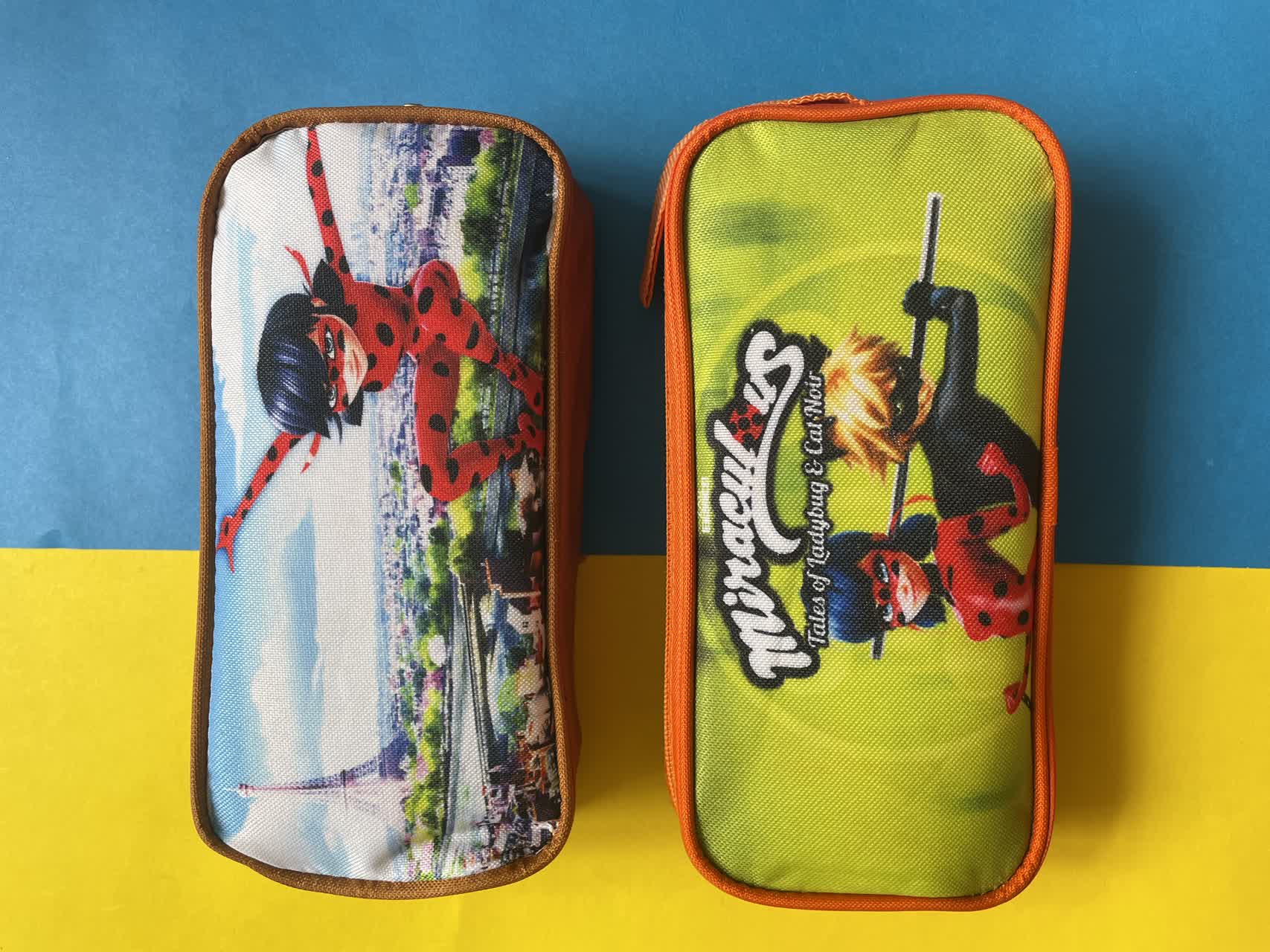 جامدادی 2زیپ مدل دختر کفشدوزکی