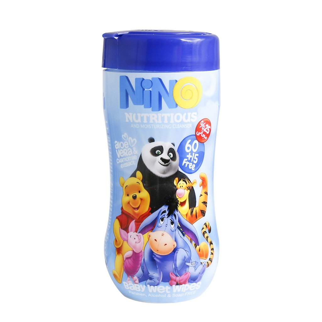 دستمال مرطوب کارتونی کودک کمر باریک نینو