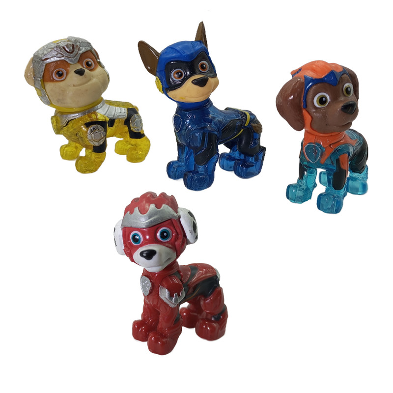 فیگور مدل سگهای نگهبان کد 928 مجموعه 4 عددی ارتفاع 5.5 سانتیمتر