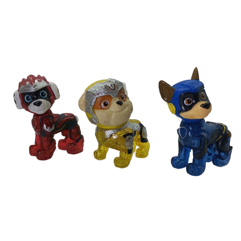 فیگور مدل  سگهای نگهبان کد 927 مجموعه 3 عددی ارتفاع 5.5 سانتیمتر