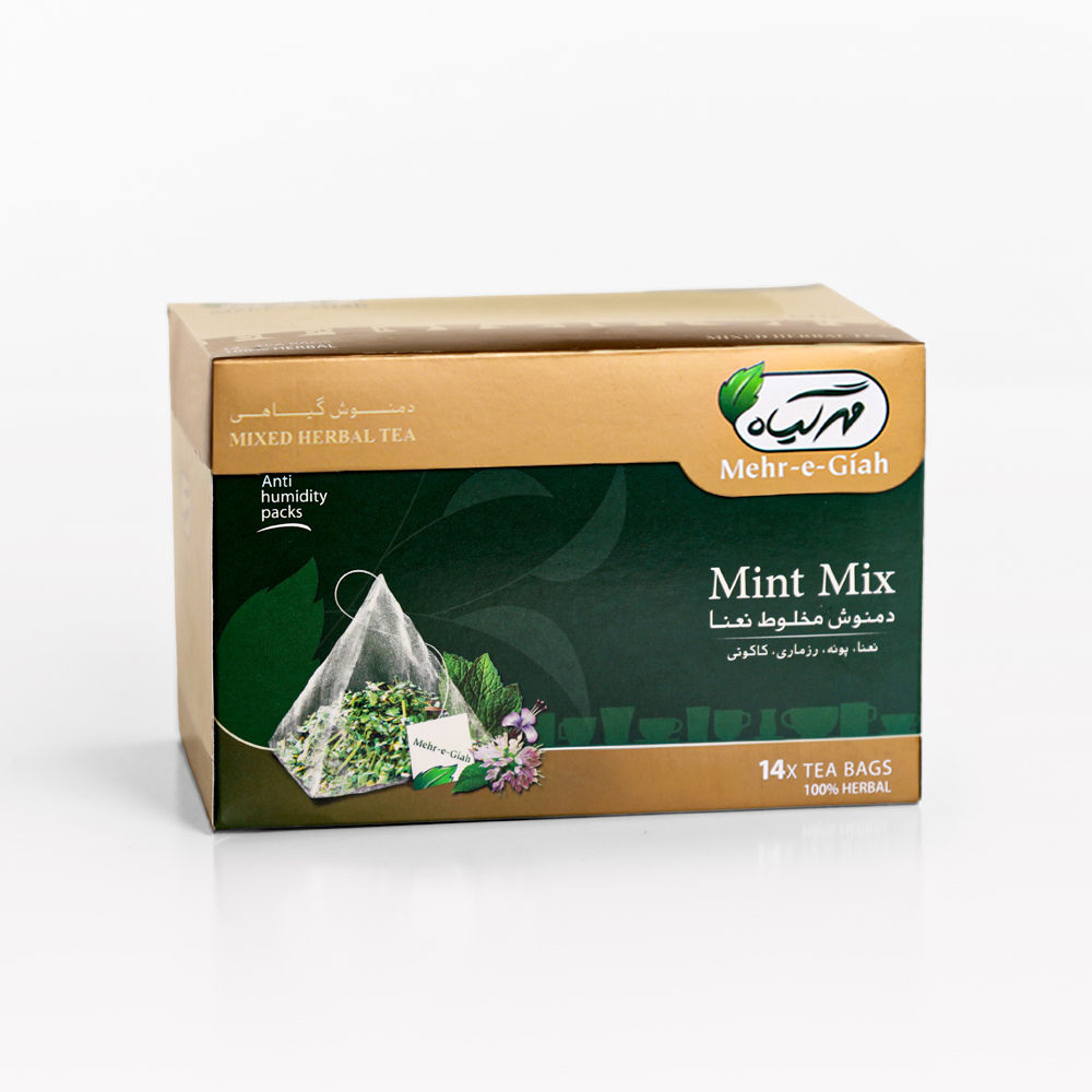 دمنوش نعنا مهرگیاه 14  عددی