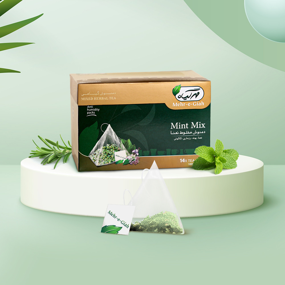 دمنوش نعنا مهرگیاه 14  عددی