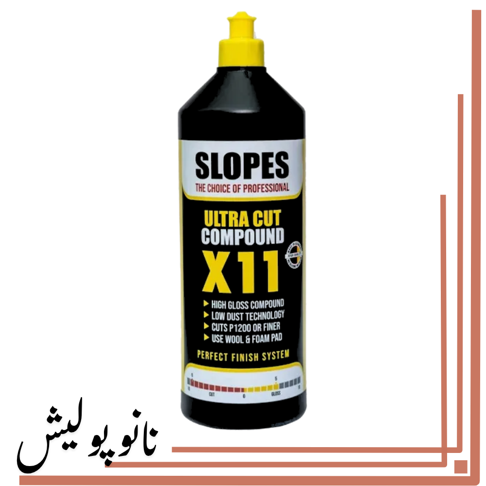 پولیش زبر 1لیتری اسلوپس -Slopes Ultra Cut Compound X11