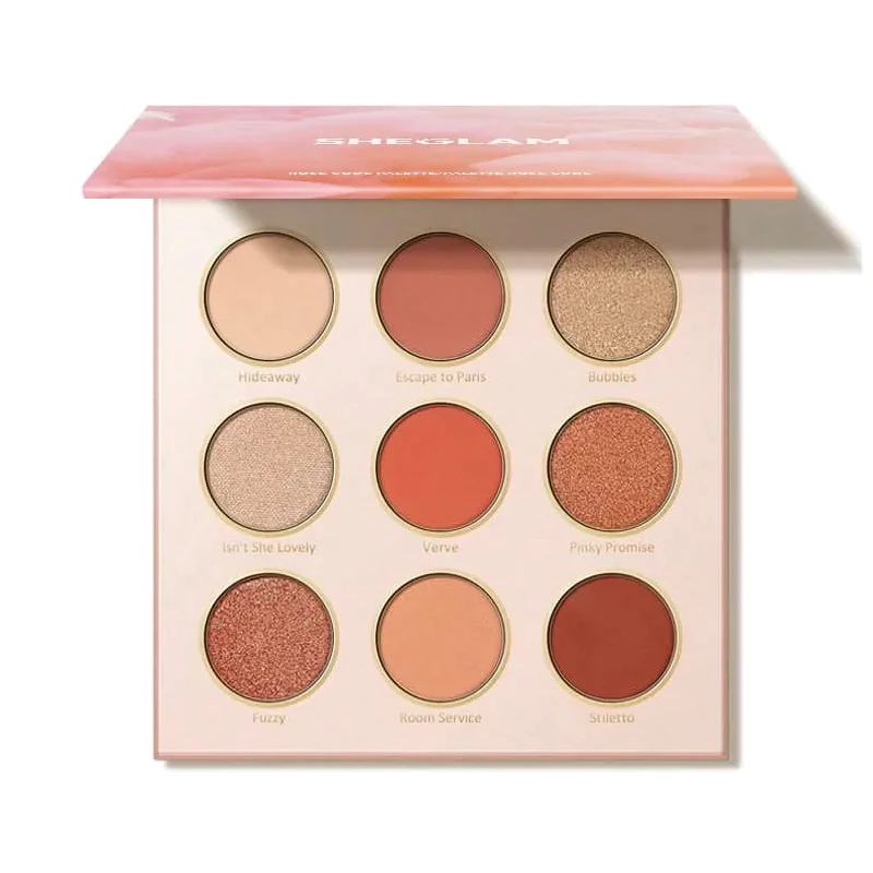 پالت سایه شیگلم Sheglam مدل Rose Code پالت 9 رنگ