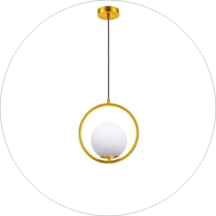 لوستر مدرن سقفی خطی طرح حباب کد00327