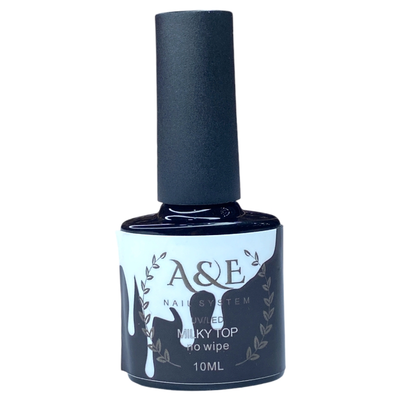تاپ کات شیری ای اند ای 10 میلی‌لیتر | A&E Milky Top Coat No Wipe 10ml