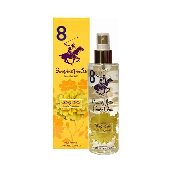 بادی اسپلش زنانه اگزوتیک فراگرنس بورلی هیلز پولو کلاب 200 میلی لیتر | BEVERLY HILLS POLO CLUB EXOTIC FRAGRANCE NO.8 BODY