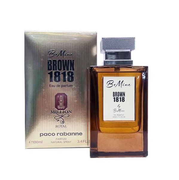 عطر مردانه بی ماین مدل بروان 1818 حجم 100 میلی لیتر | Be Mine Brown 1818 men perfume 100ml