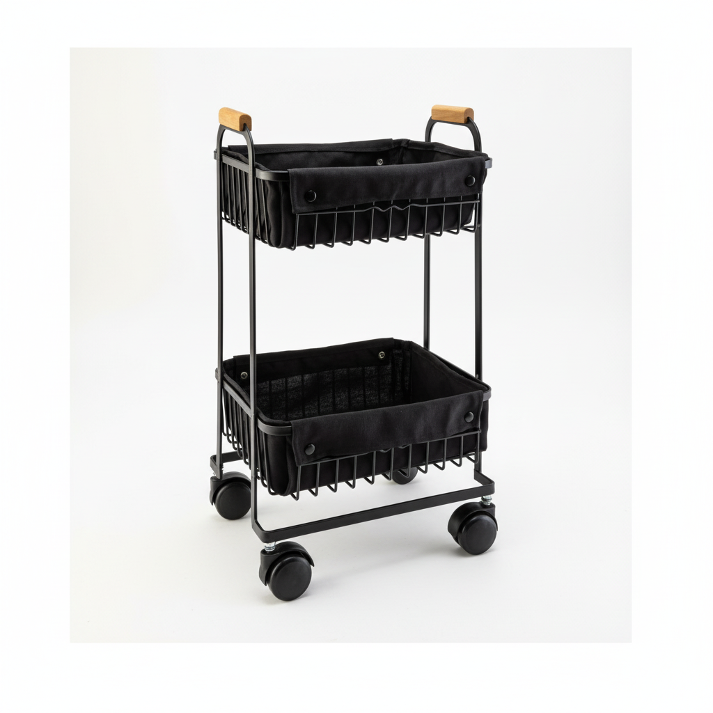 جا سیب زمینی و پیاز 2طبقه پارچه یونیک کد UN-2937 (پس کرایه)