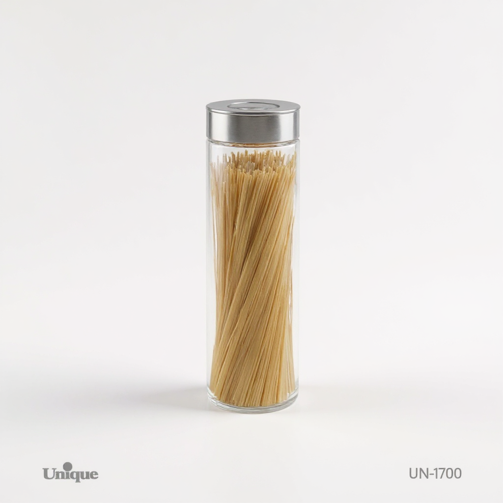 بانکه ماکارانی درب استیل یونیک کد UN-1700 (پس کرایه)