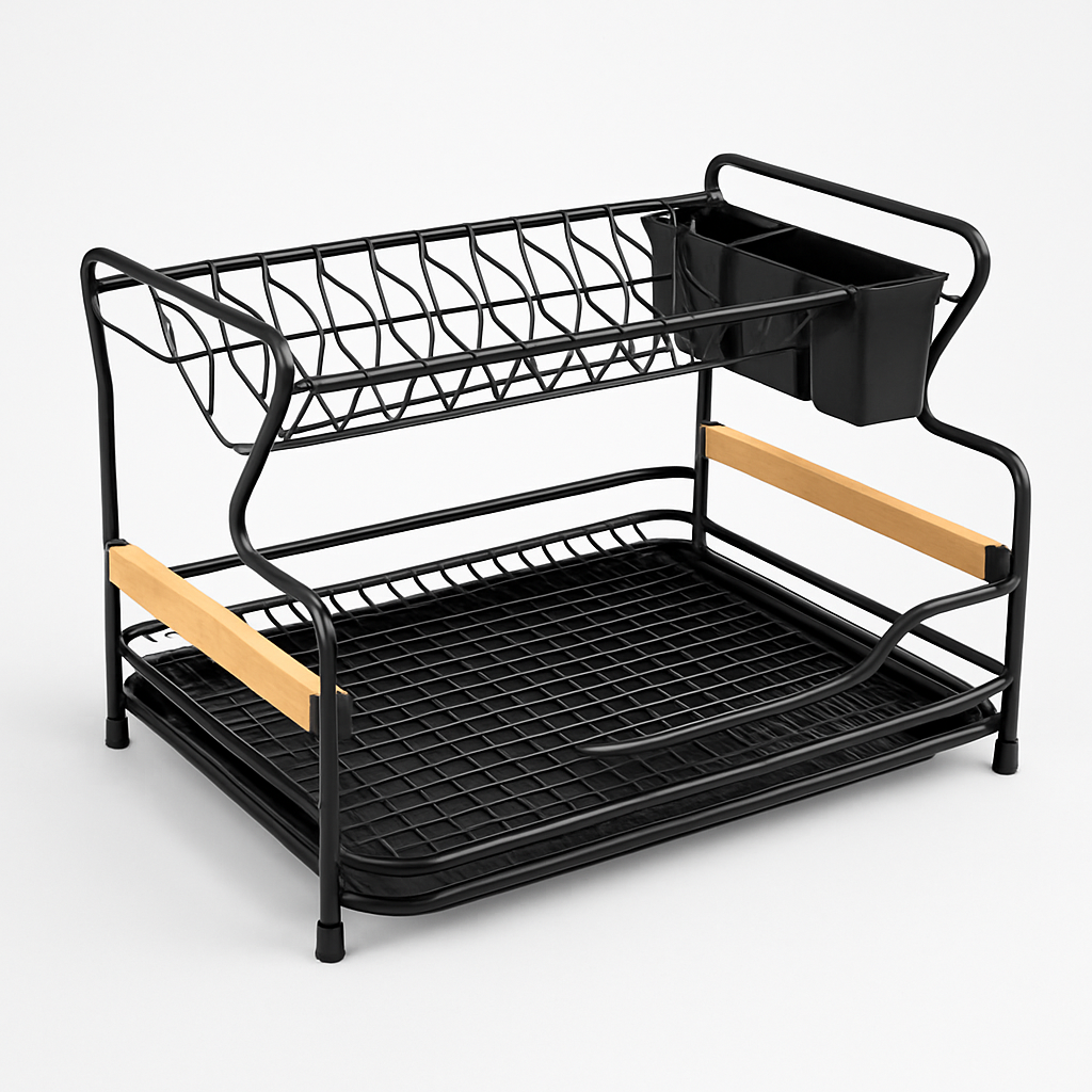 جا ظرفی دوطبقه مشکی یونیک کد UN-2940 (پس کرایه)