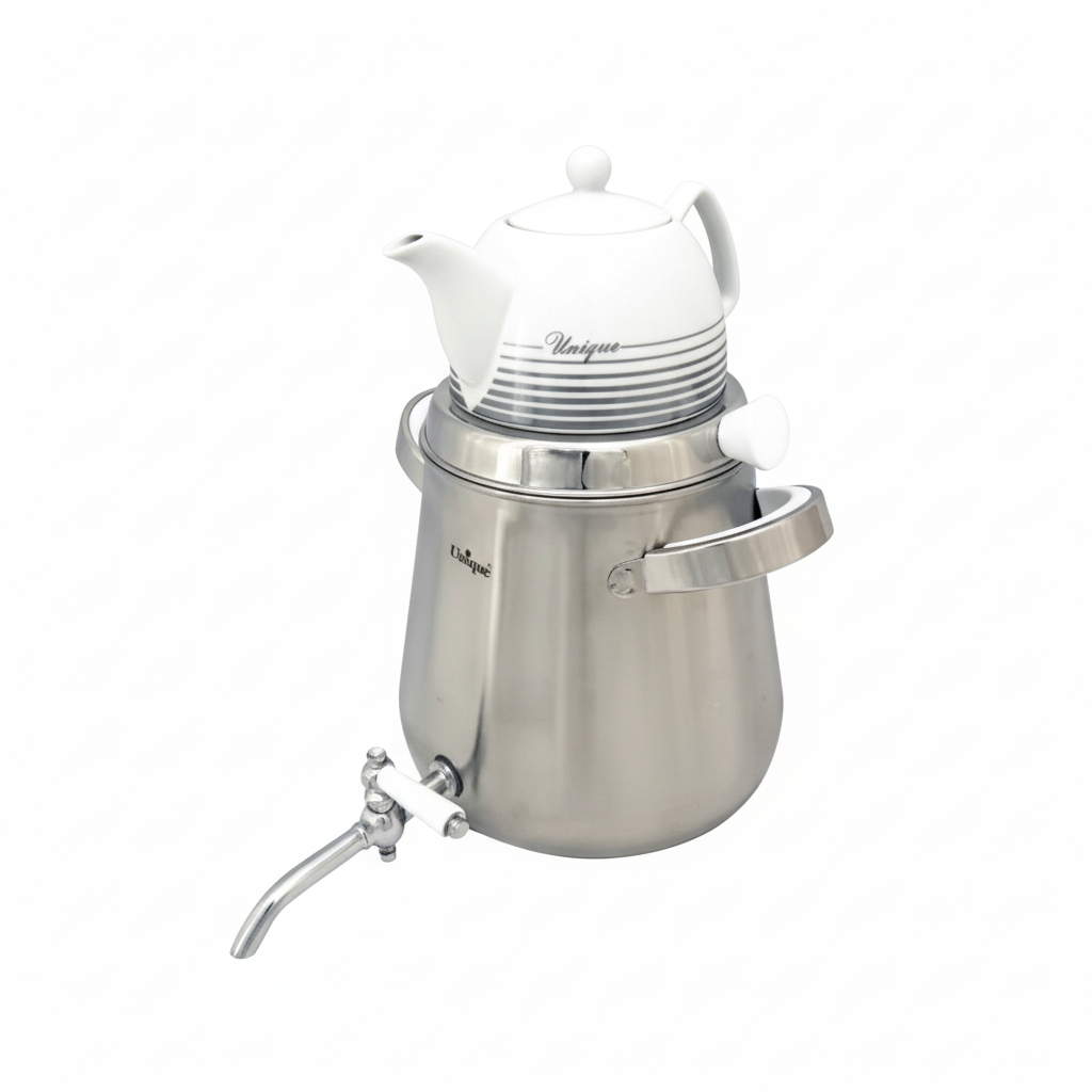 کتری قوری 5لیتر شیر دار یونیک کد UN-7240 (پس کرایه)